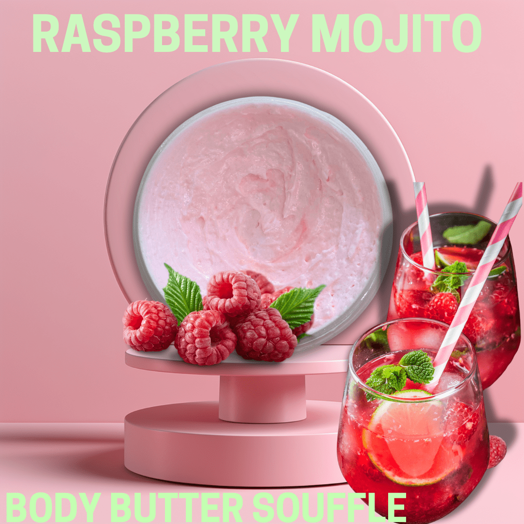 RASPBERRY MOJITO SCENTED WHIPPED BODY BUTTER SOUFFLE