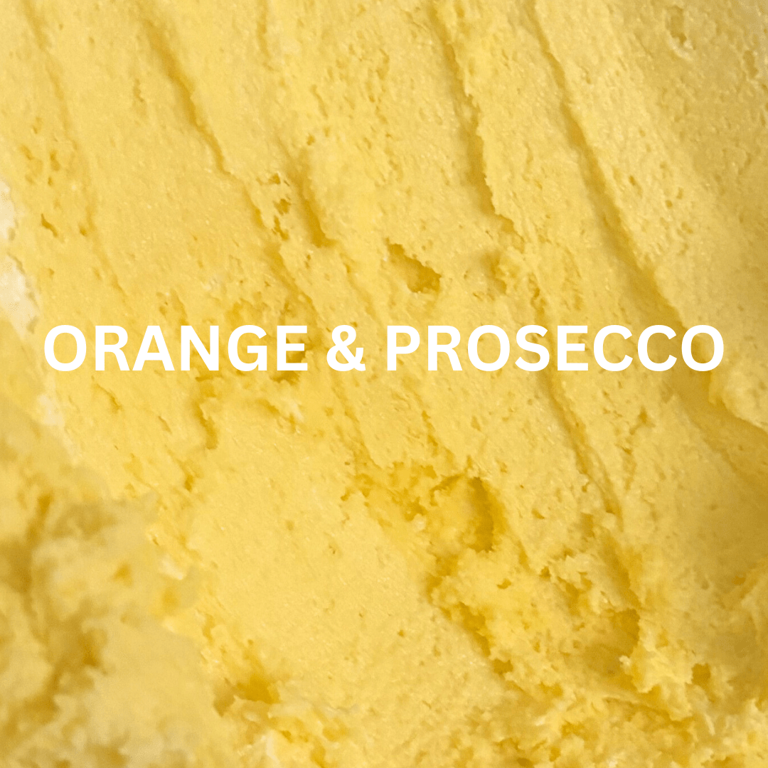 ORANGE AND PROSECCO WHIPPED SUGAR SCRUB