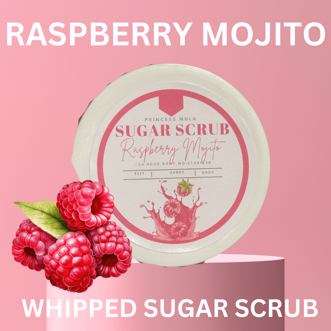 RASPBERRY MOJITO WHIPPED SUGAR SCRUB