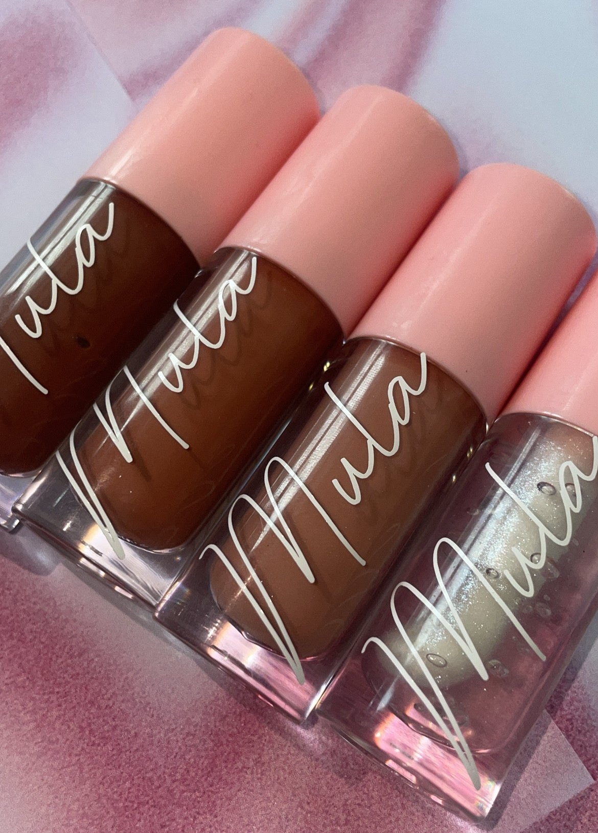 THE NUDE LOUNGE BROWN LIP GLOSS BUNDLE