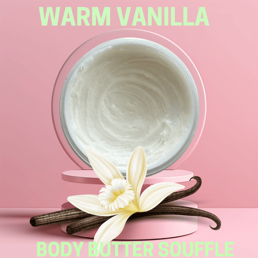 WARM VANILLA SCENTED WHIPPED BODY BUTTER SOUFFLE